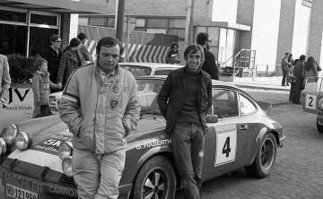 Claude Haldi y Federico van der Hoeven. Madrid, 26 de octubre de 1973/Foto: Jordi Viñals